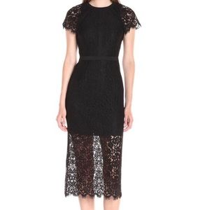 Rachel Zoe black lace dress
